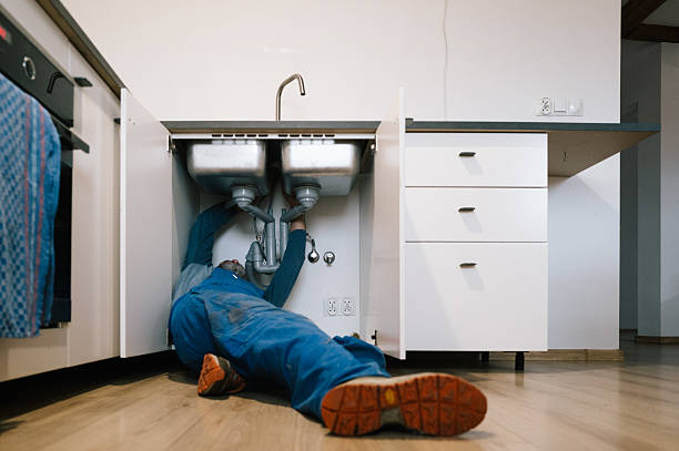 Professional Leak Detection technician working in Bowlus, MN